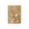Load image into Gallery viewer, A vintage-inspired hard-backed journal with a monogram and floral artwork on the cover.