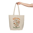Load image into Gallery viewer, Bloom where you are planted canvas tote bag