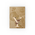 Load image into Gallery viewer, A vintage-inspired hard-backed journal with a monogram and floral artwork on the cover.