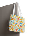 Load image into Gallery viewer, Yellow Floral Tote Bag- Beach Bag