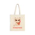 Load image into Gallery viewer, Purrfectly Prepared Cat Canvas Tote Bag