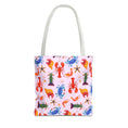 Load image into Gallery viewer, Colorful Crab and Lobster Tote Bag - Beach Bag