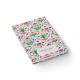 Load image into Gallery viewer, Floral Block Print Vibrant colors Personalized Journal