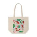 Load image into Gallery viewer, Koi Pond Watercolor Canvas Tote Bag