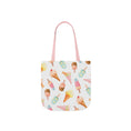 Load image into Gallery viewer, Ice Cream Pattern Tote Bag — Cute Pastel Summer Canvas Tote
