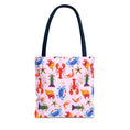 Load image into Gallery viewer, Colorful Crab and Lobster Tote Bag - Beach Bag