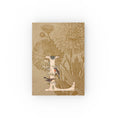 Load image into Gallery viewer, A vintage-inspired hard-backed journal with a monogram and floral artwork on the cover.