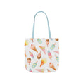 Load image into Gallery viewer, Ice Cream Pattern Tote Bag — Cute Pastel Summer Canvas Tote