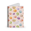Load image into Gallery viewer, Watercolor Macarons Personalized Spiral Notebook