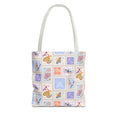 Load image into Gallery viewer, Vintage Moths Stamps Tote Bag