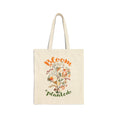 Load image into Gallery viewer, Bloom where you are planted canvas tote bag
