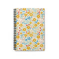 Load image into Gallery viewer, Floral Spiral Notebook - Ruled Lines for Creative Journaling