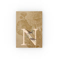 Load image into Gallery viewer, A vintage-inspired hard backed journal with a monogram and floral artwork on the cover.