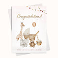 Load image into Gallery viewer, Congratulations New Baby Printable Greeting Card