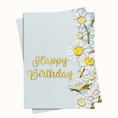 Load image into Gallery viewer, Daisy birthday folded printable and animated greeting