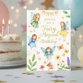 Load image into Gallery viewer, Fairy Magical Birthday greeting card printable