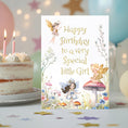 Load image into Gallery viewer, Fairy Garden Girl Birthday Greeting Card Printable
