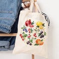 Load image into Gallery viewer, Fruits Watercolor Tote Bag