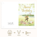 Load image into Gallery viewer, Hoppy Birthday Greeting Card Printable