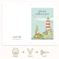 Load image into Gallery viewer, Lost without you greeting card Printable