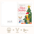 Load image into Gallery viewer, Meowy Christmas Cats Holiday Greeting Card