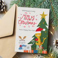 Load image into Gallery viewer, Meowy Christmas Cats Holiday Greeting Card