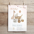 Load image into Gallery viewer, Oh Baby Soft Colors Baby Printable Shower invitation