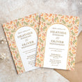 Load image into Gallery viewer, Boho paisley wedding invitation