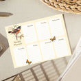 Load image into Gallery viewer, Vintage Bird and butterfly Printable Weekly Planner