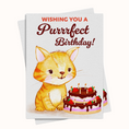 Load image into Gallery viewer, Purrrfect birthday Kitten greeting printable and ecard