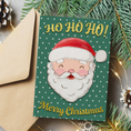 Load image into Gallery viewer, Santa Christmas Holiday Greeting Card printable