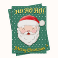 Load image into Gallery viewer, Santa Christmas Holiday Greeting Card printable