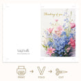 Load image into Gallery viewer, Thinking of You Floral Printable Greeting Card