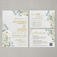 Load image into Gallery viewer, Watercolor Botanical Floral Invitation printable and digital