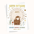 Load image into Gallery viewer, Zodiac Birthday Card Printable Ecard