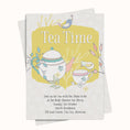Load image into Gallery viewer, Tea Time Baby Shower Invitation Digital Printable