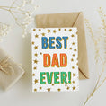 Load image into Gallery viewer, Best Dad Fathers day greeting card printable