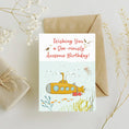 Load image into Gallery viewer, Sea-riously Awesome Birthday Greeting Printable