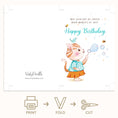 Load image into Gallery viewer, Burst of Joy Birthday Greeting Printable