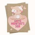 Load image into Gallery viewer, cat mother's day Printable card