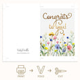 Load image into Gallery viewer, congrats greeting card printable