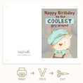 Load image into Gallery viewer, Coolest Guy Birthday Greeting Printable