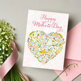 Load image into Gallery viewer, Floral Heart Mothers Day Printable Greeting and Ecard