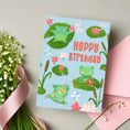 Load image into Gallery viewer, Froggy Pond Birthday Printable Greeting