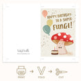 Load image into Gallery viewer, fun guy birthday card printable