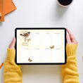Load image into Gallery viewer, Vintage Bird and butterfly Printable Weekly Planner