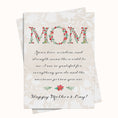 Load image into Gallery viewer, Floral MOM Mothers Day Printable Greeting and Ecard