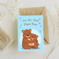 Load image into Gallery viewer, Papa Bear greeting card printable