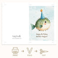Load image into Gallery viewer, Happy Birthday Mother-Puffer Funny Card Printable