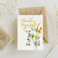Load image into Gallery viewer, Watercolor Flowers Thanks a bunch Greeting card